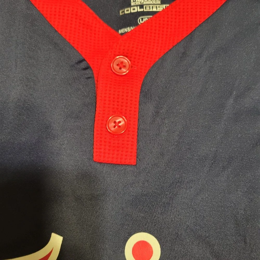 MAJESTIC MENS MINNESOTA TWINS COOLBASE JERSEY-SIZE LARGE - Picture 9 of 12